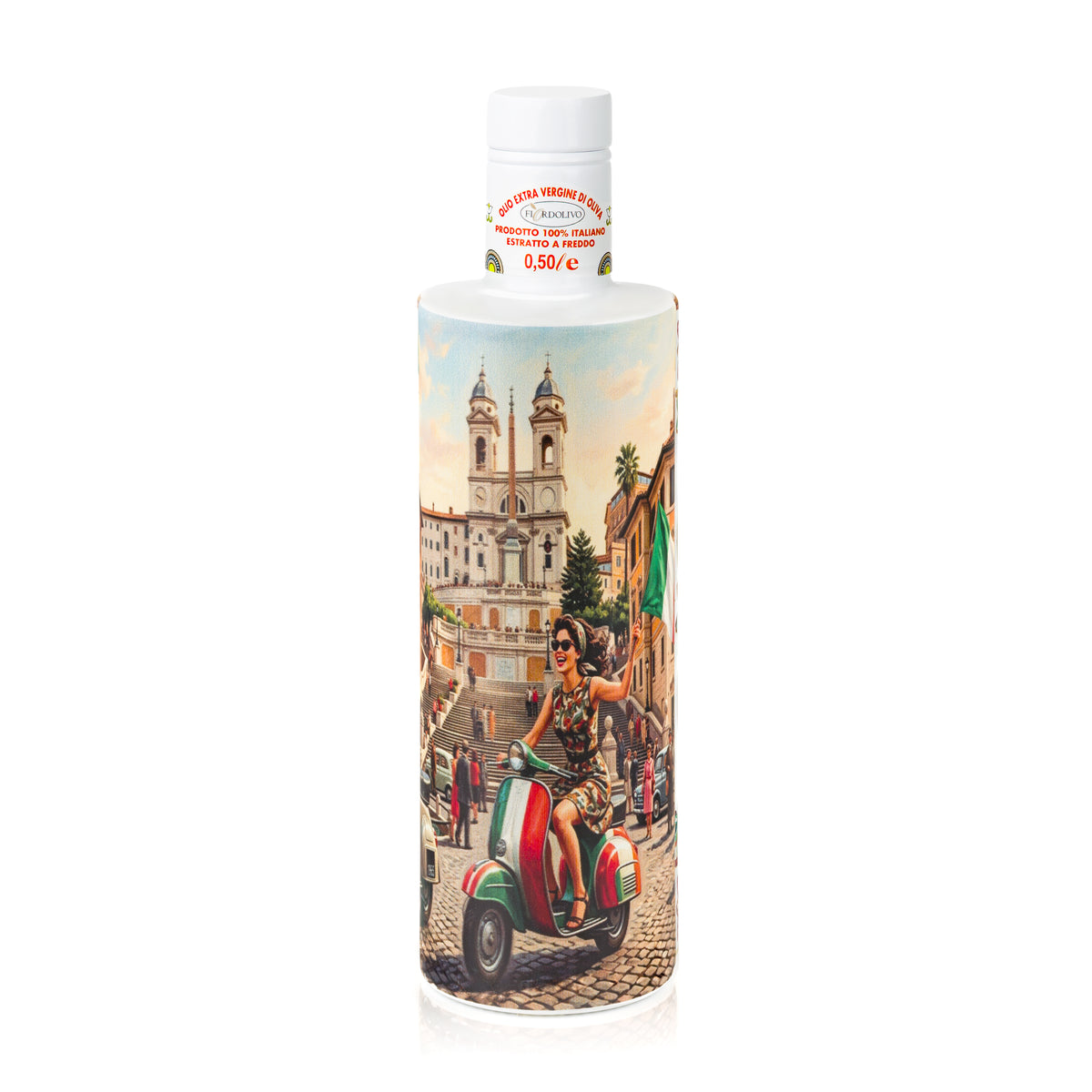 Fiordolivo Sicilian Extra Virgin Olive Oil, 500ml Decorative Bottle