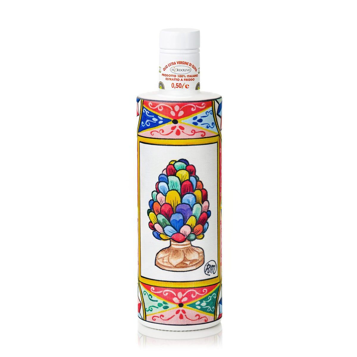 Fiordolivo Sicilian Extra Virgin Olive Oil, 500ml Decorative Bottle
