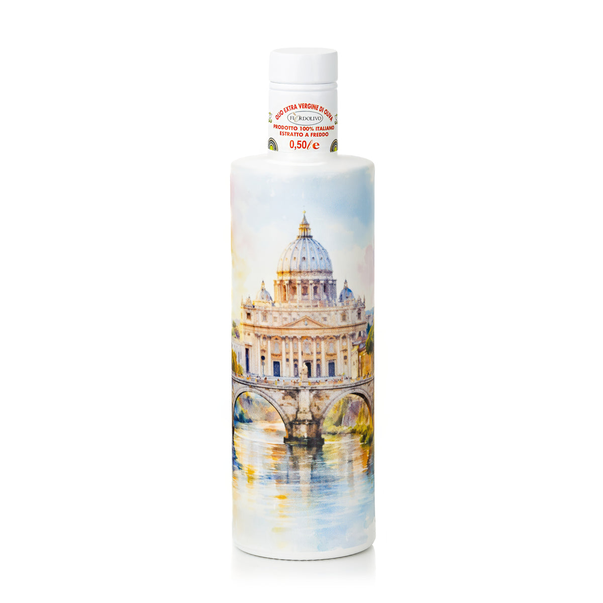 Fiordolivo Sicilian Extra Virgin Olive Oil, 500ml Decorative Bottle