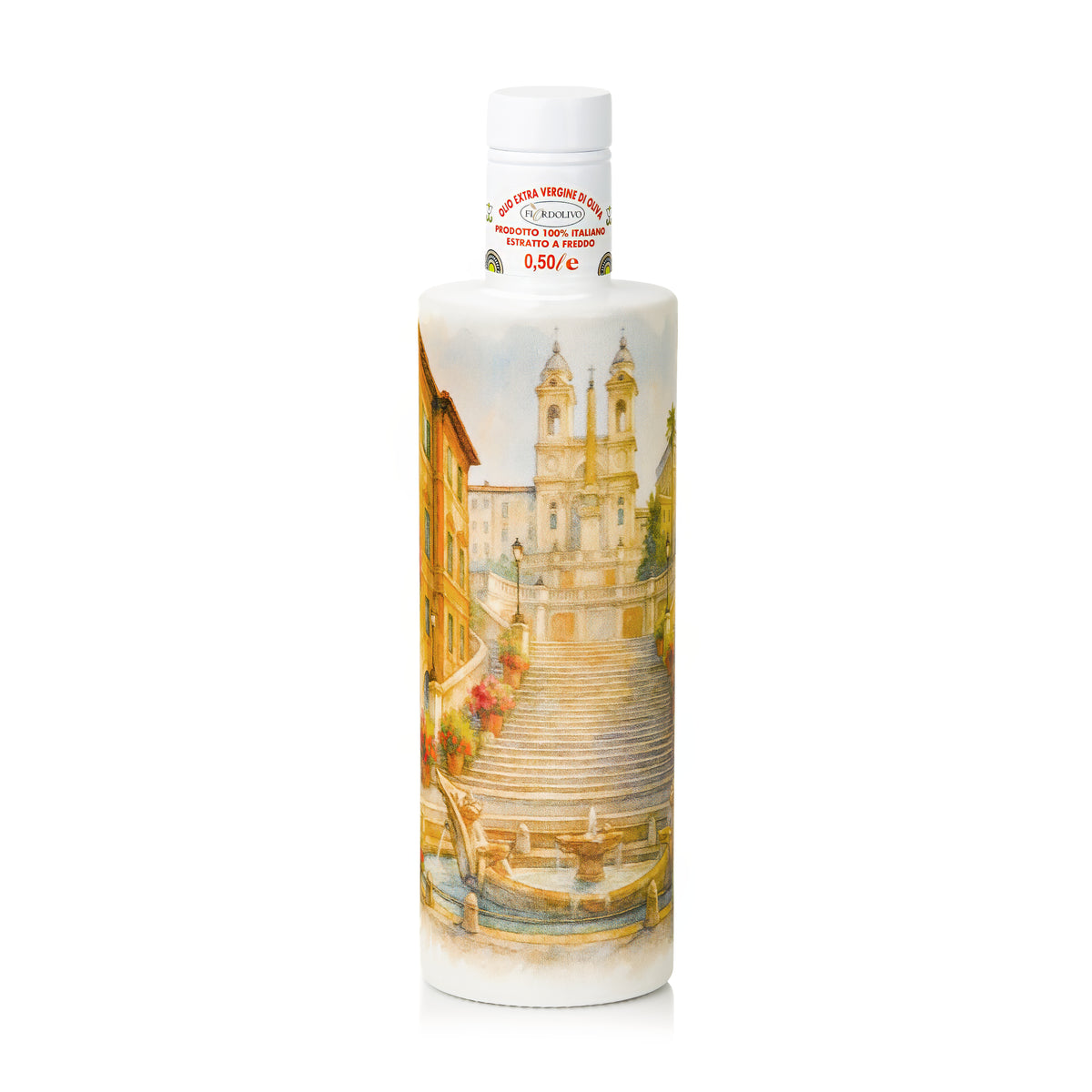 Fiordolivo Sicilian Extra Virgin Olive Oil, 500ml Decorative Bottle