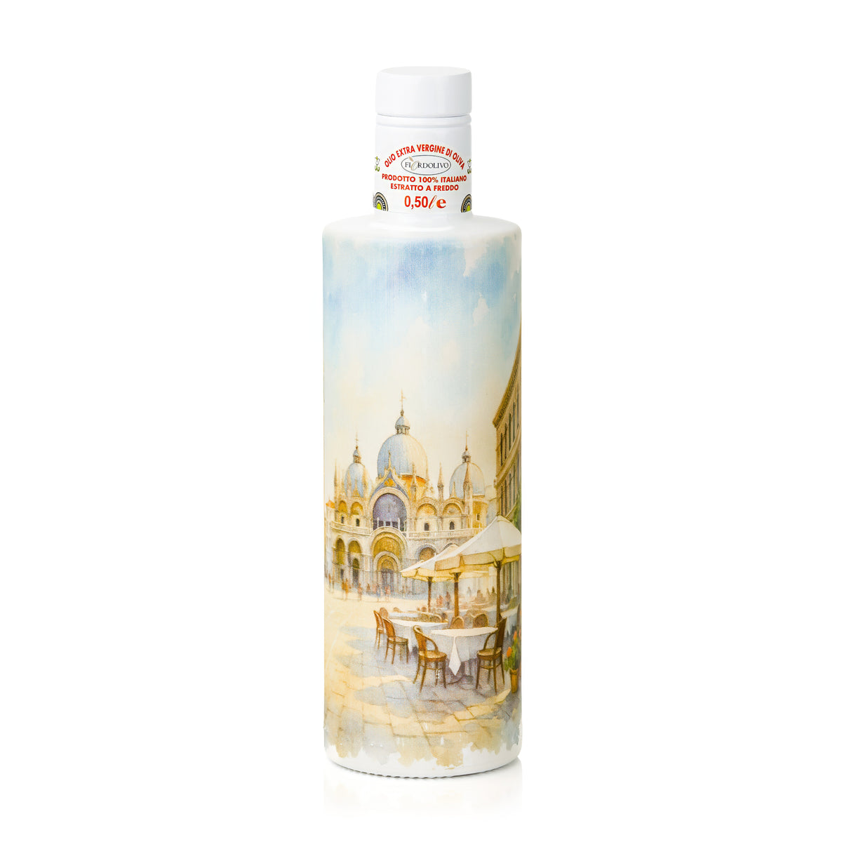 Fiordolivo Sicilian Extra Virgin Olive Oil, 500ml Decorative Bottle