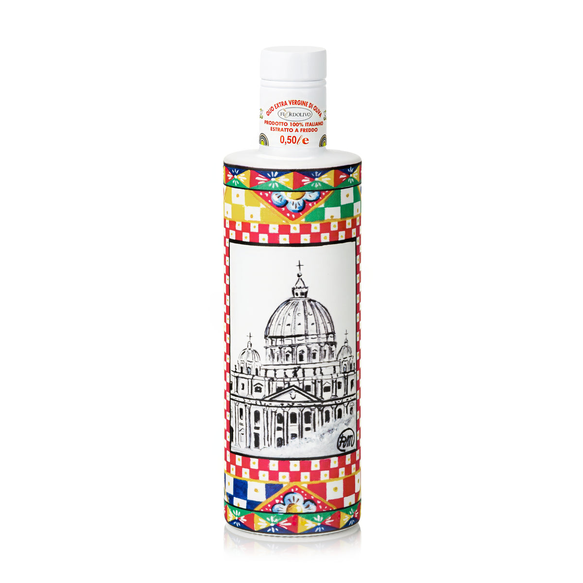 Fiordolivo Sicilian Extra Virgin Olive Oil, 500ml Decorative Bottle