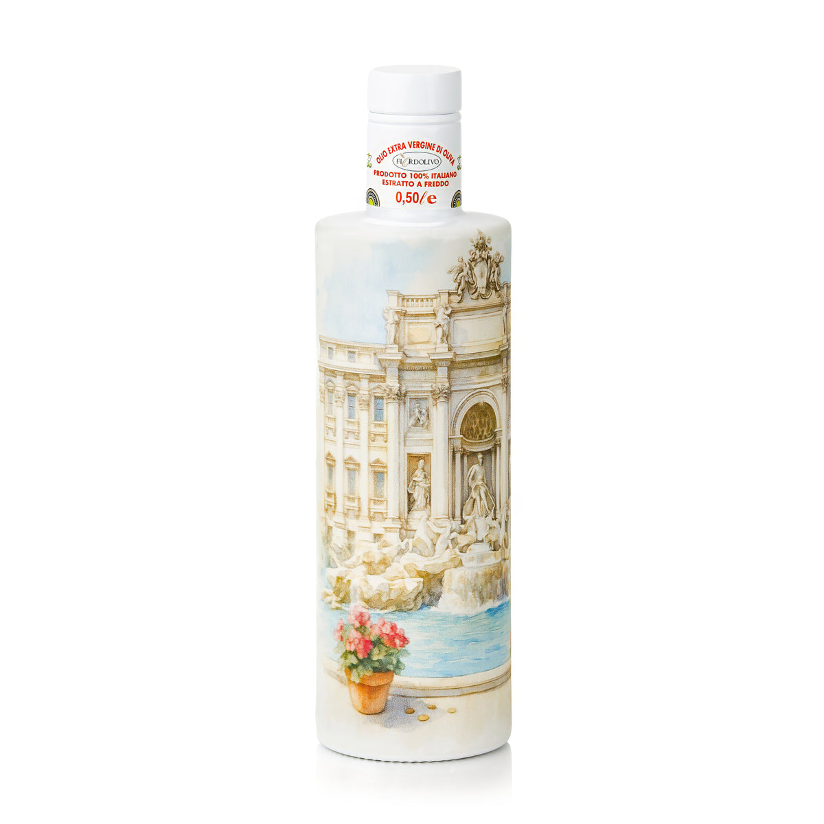 Fiordolivo Sicilian Extra Virgin Olive Oil, 500ml Decorative Bottle
