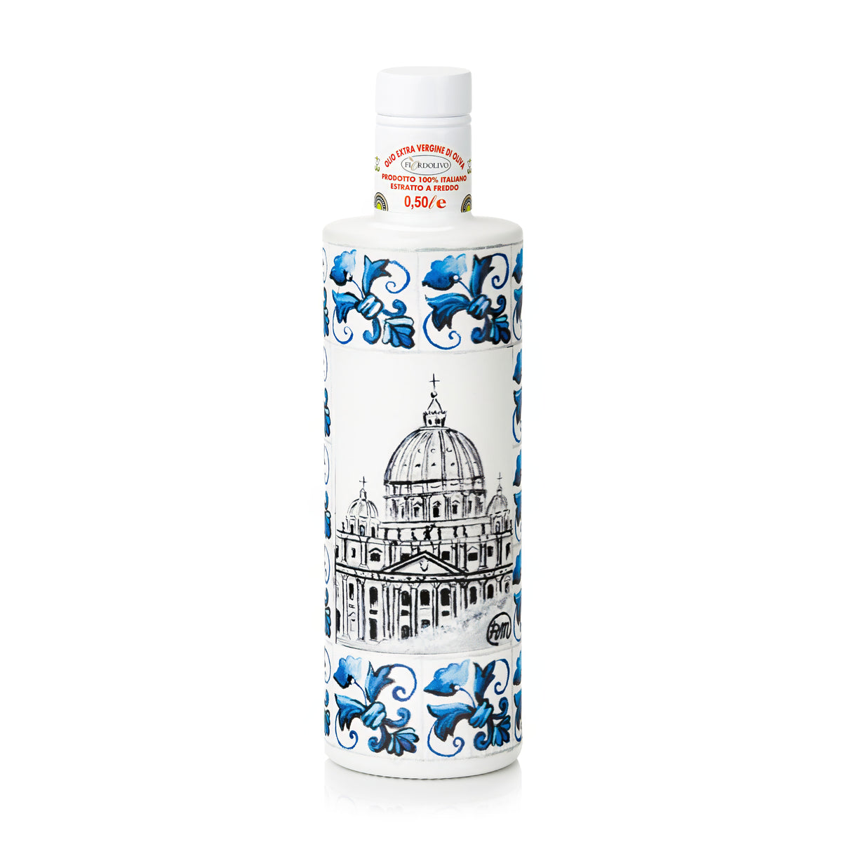 Fiordolivo Sicilian Extra Virgin Olive Oil, 500ml Decorative Bottle