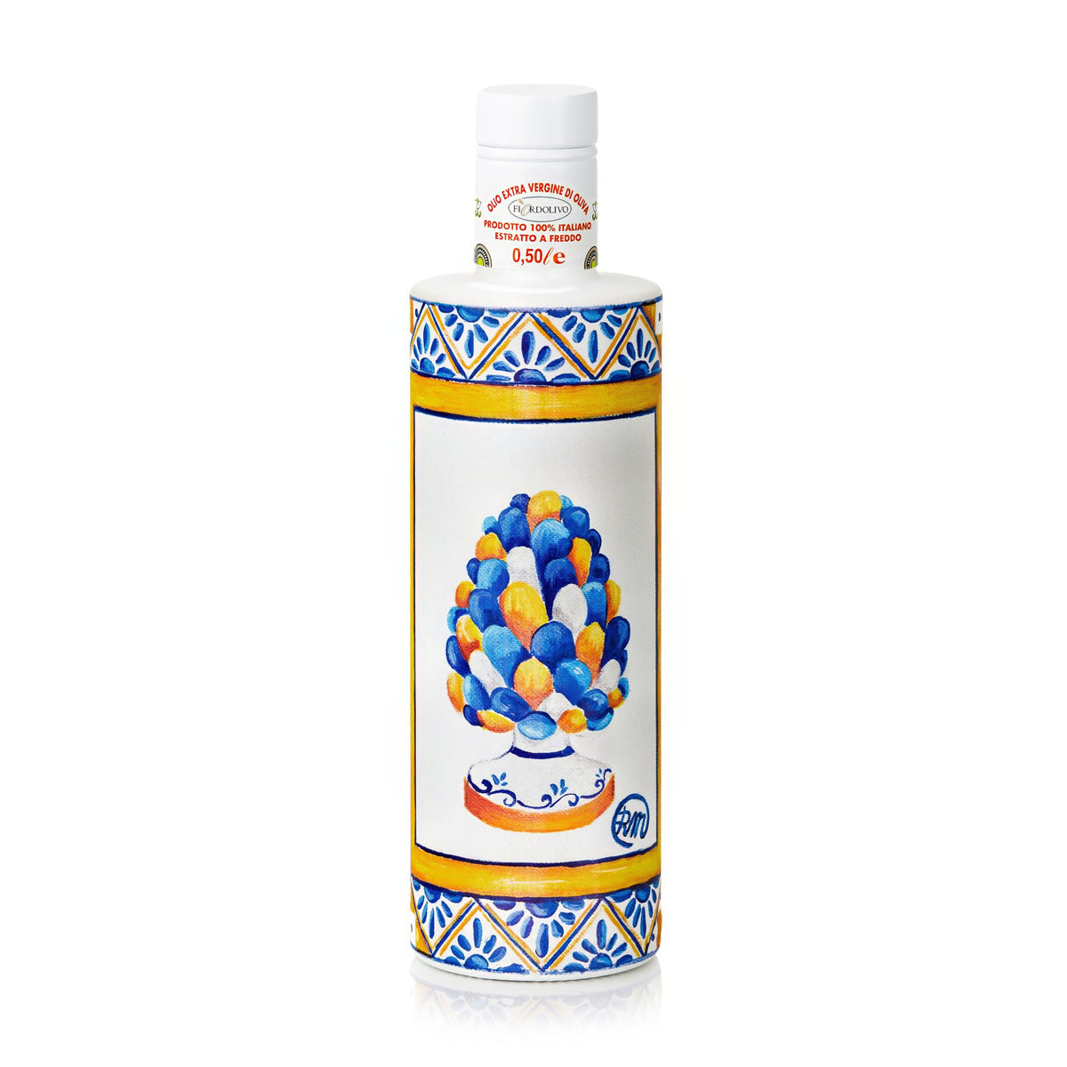 Fiordolivo Sicilian Extra Virgin Olive Oil, 500ml Decorative Bottle